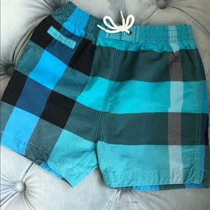 baby burberry swim trunks